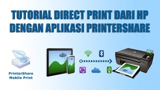 printershare TUTORIAL DIRECT PRINT DARI HP DENGAN APLIKASI PRINTERSHARE [upl. by Akema532]