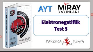 Miray Yayınları AYT Kimya Soru Bankası Elektronegatiflik Test 5 [upl. by Anihsit711]