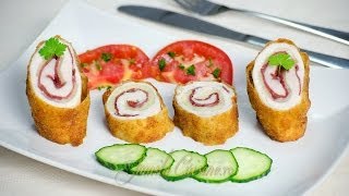 Cordon bleu de pui  JamilaCuisine [upl. by Rimidalg568]