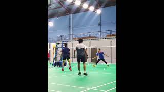 netting silang balas netting silang 🏸 badmintonlovers badminton shorts [upl. by Mott]