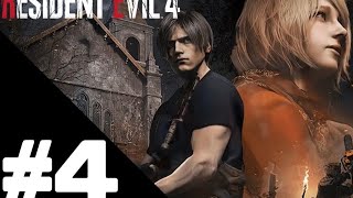 Resident Evil 4 Part 4 fighting the lake monster [upl. by Aynekat368]