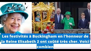 La Reine Elisabeth 2 a dépensé des millions pour les festivités à Buckingham Palace voici combien [upl. by Assen24]