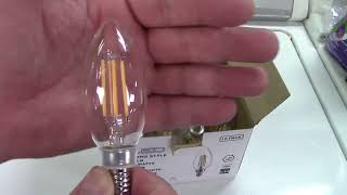 ALAMPEVER 12Pack 60W LED Chandelier Bulbs Review [upl. by Lhadnek848]