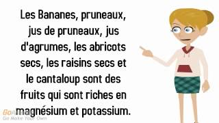 Aliments riches en magnésium et potassium [upl. by Jard]