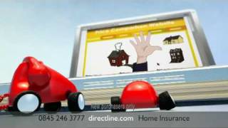 Direct Line Home insurance  New TV advert featuring the voices of Stephen Fry and Paul Merton [upl. by Yolane46]