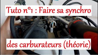 ER5 Tuto 1  Faire la synchro de carbus sur une Kawasaki ER 5 Théorie [upl. by Naynek602]