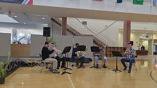 Bangor Brass Quintet 5 at culturefest 2024 brass duet [upl. by Novyar129]