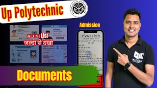 Admission Documents  Polytechnic Admission Documents List 2024 [upl. by Chiquia]