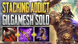 STORMSEEKER IS BEST IN THE SOLO LANE Gilgamesh Solo Gameplay SMITE Conquest [upl. by Ekaj]