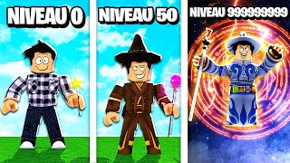 JE DEVIENS UN SORCIER NIVEAU 999999999 DANS ROBLOX [upl. by Schram646]