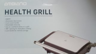 AMBIANO Health Grill aldi ambiano Unboxing [upl. by Nnylav505]