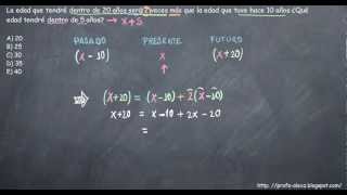 problema sobre edades 115 [upl. by Ruben]