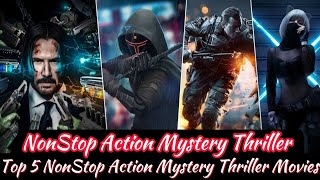 Top 5 NonStop Action Thriller Mystery Movies Review in English  Highly Recommended Movies [upl. by Etam188]