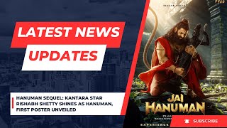 Hanu Man sequel Kantara star Rishabh Shetty shines as Hanuman first poster unveiled [upl. by Bivins505]