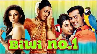 Biwi No 1 Hindi Movie  Karishma Sushmita Salman Khan amp Anil Kapoor Comedy [upl. by Fredra]