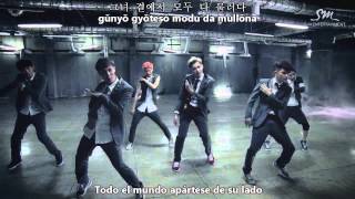 EXO  Growl MV Korean Ver Sub Español  Hangul  Romanización [upl. by Droffats]