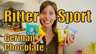 Ritter Sport  German Chocolate Taste Test [upl. by Nalyt779]