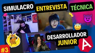 🤩 SIMULACRO de ENTREVISTA TÉCNICA para DESARROLLADOR JUNIOR con ANGULAR 💻 [upl. by Cecelia]