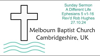 Sunday Sermon A Different Life  Revd Rob Hughes  271024 [upl. by Asilrahc]