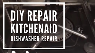 KitchenAid Dishwasher Repair Not cleaning properly clean out Filter [upl. by Acinelav]