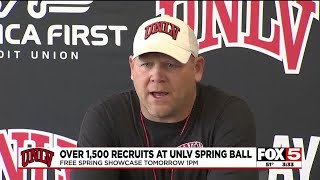 Over 1500 recruits at UNLV spring football [upl. by Henleigh]