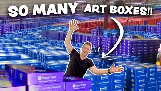 Worlds Biggest ART BOX Haul  Shipping Update [upl. by Loughlin389]