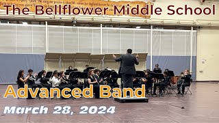 Bellflower Middle School Advanced Band 32824 [upl. by Hgielrac]