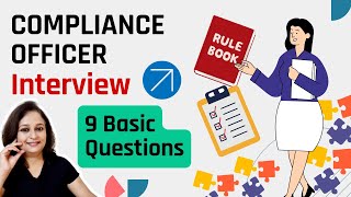 9 Compliance Officer Interview Questions Basic amp Important Compliance Analyst  Compliance Auditor [upl. by Aurelia852]