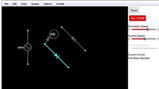 Falstad Simulator Demo  Diodes [upl. by Vergos]