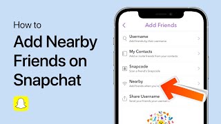 How To Find Nearby Friends on Snapchat  Easy Guide [upl. by Halda]