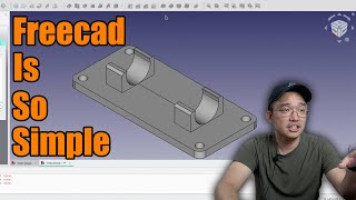 Learning FreeCad with These Basic Steps [upl. by Sturges228]