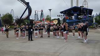 Whiteford High School Marching Bobcats Performing at Cedar Point 2023 [upl. by Naot]