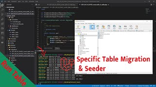 Laravel Specific Table Migration amp Seeder [upl. by Alastair247]