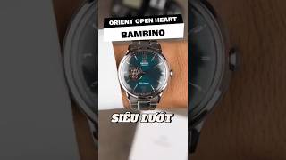 Mẫu đồng hồ cơ nam Orient Bambino Open Heart lịch lãm với tone màu mặt Dial độc đáo và lôi cuốn [upl. by Cooperstein]