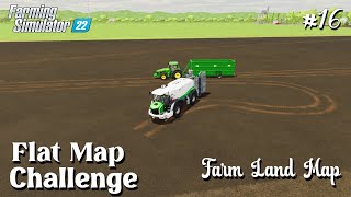 Spreying Slurry By OXBO AT 5104 LNMS  16  Flat Map Challenge  Farm Land  Farming SImulator 22 [upl. by Adlitam]