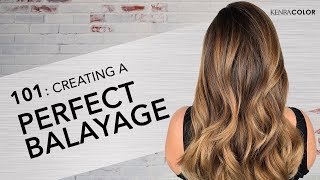 101 Learning the Basics of Balayage  Kenra Color [upl. by Caesaria]