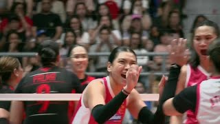 Valdez RETURNS WITH A BANG for Creamline vs Petro Gazz 💥  202425 PVL AllFilipino Conference [upl. by Annayrb]