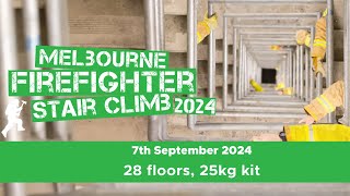 Melbourne Firefighter Stair Climb 2024  Live Stream [upl. by Gnaw]