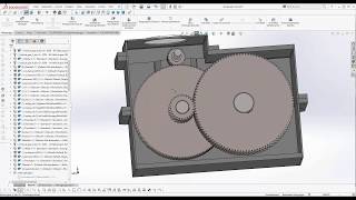 Zahnrad  Verknüpfung SOLIDWORKS TUTORIAL  Deutsch [upl. by Lawton509]