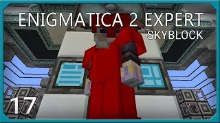 Enigmatica 2 Expert Skyblock EP17 Wither Farm Automation  Supremium Armor [upl. by Anuahsat]