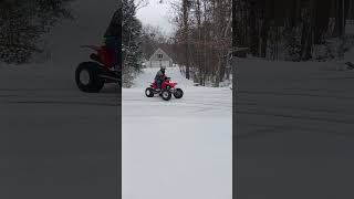 first major snow cam on his 400EX [upl. by Niwred8]