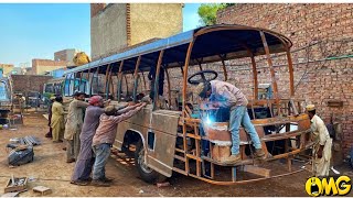 Hino Buses Manufacturing Complete process  Amazing Handmade bus making process  Amazing skills [upl. by Lyman648]