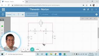 ¿Cómo calcular el equivalente de Thevenin y Norton usando MULTISIM [upl. by Aisena]