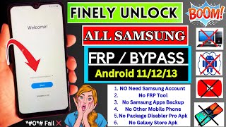 2024 Finally New Method✅ Samsung Android 111213 FRP Bypass Without PC  Google Account Remove 🔥 [upl. by Niatsirt]