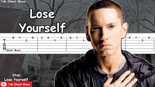 Eminem  Lose Yourself Guitar Tutorial [upl. by Hilbert]