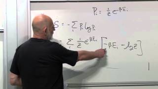 Statistical Mechanics Lecture 4 [upl. by Okire]