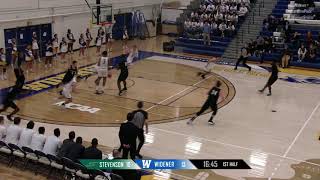 Widener Mens Basketball Highlights vs Stevenson [upl. by Anwahsiek]