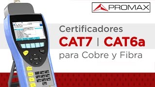 Certificadores de cableado estructurado CAT7 y CAT6A [upl. by Tremml]