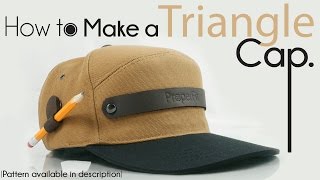 OFFICIAL  How To Make Triangle Snapback Hat NEW [upl. by Haiacim]