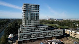 Metal Cladding Systems voorziet Floating Gardens Amsterdam van prachtige gevelbekleding [upl. by Merat274]